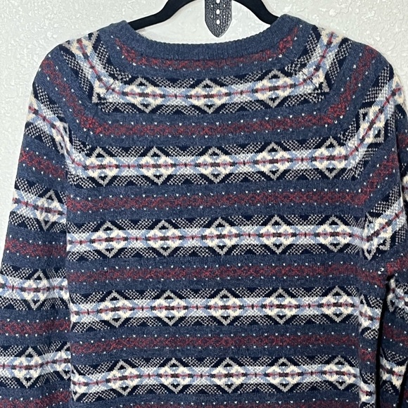 J Crew Factory Lambswool Sweater Sz Large - Picture 6 of 8